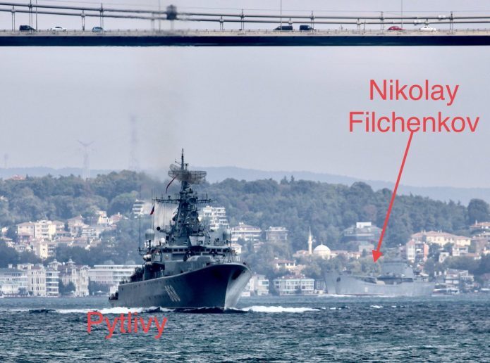 A ship of the Russian Navy