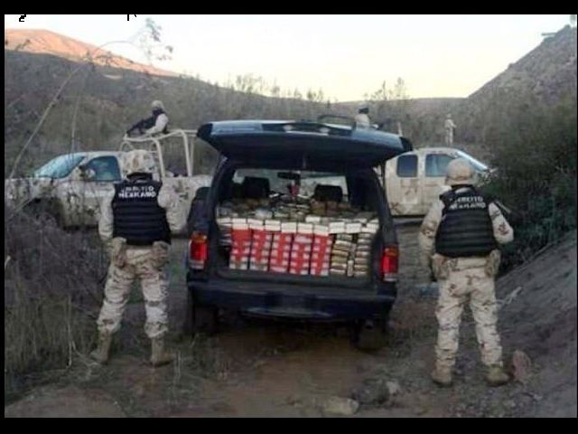 Mexican Army drug bust
