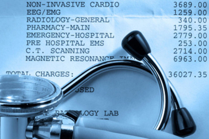 Click to enlarge medical bill, medical bankruptcy