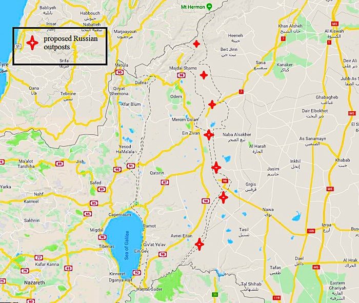 Click to enlarge Proposed Russian outposts Syria