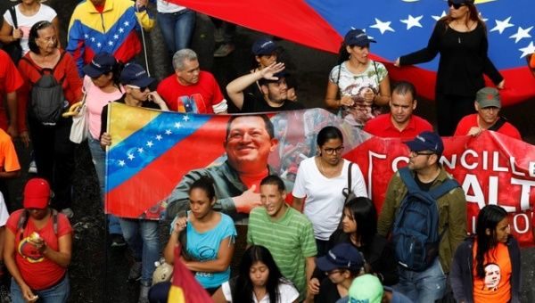 Venezuelans took to the streets of Caracas