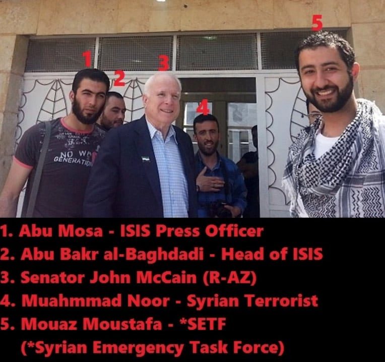 McCain with Terrorists