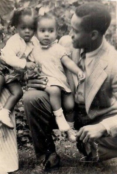 father and kids