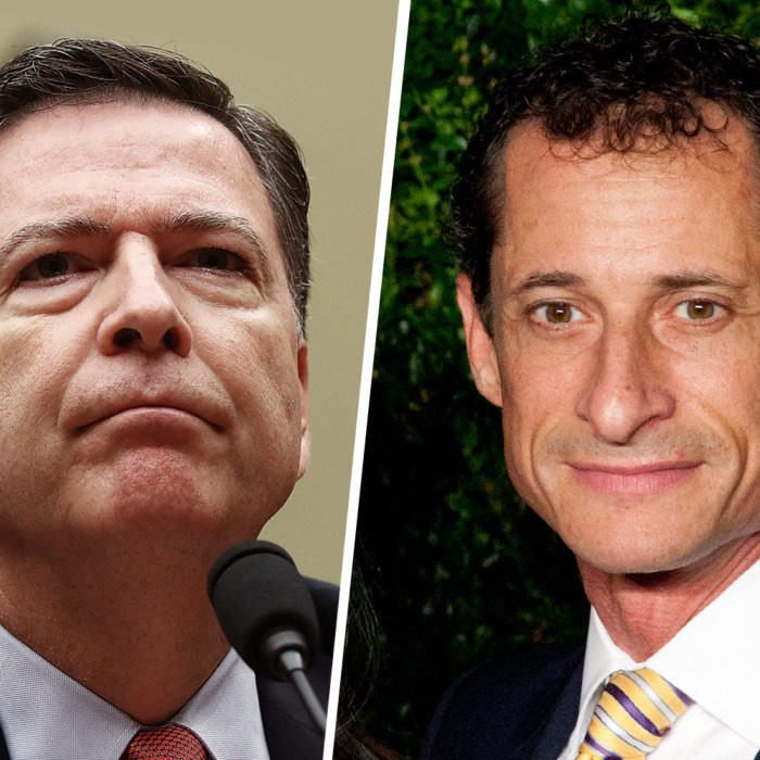 James Comey, Anthony Weiner.