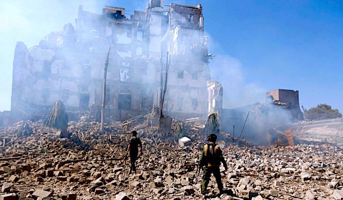 Click to enlarge Yemen airstrike