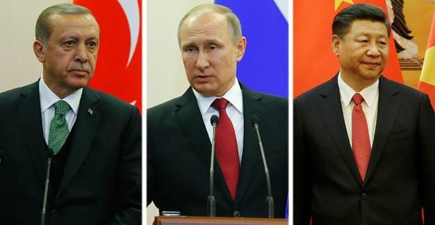 Erdogan,Russia, China