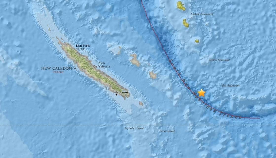 New Caledonia quake
