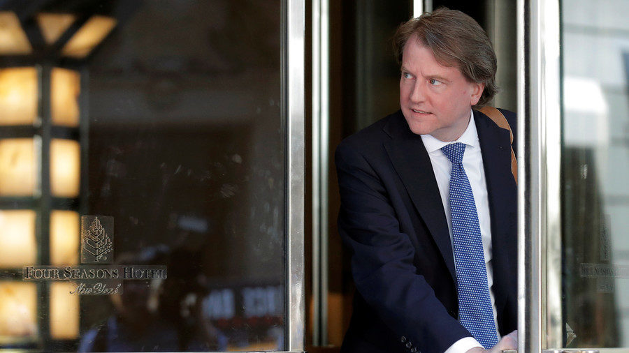 Click to enlarge Donald McGahn