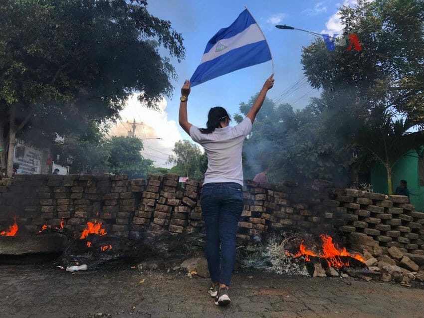 Click to enlarge protests nicaragua