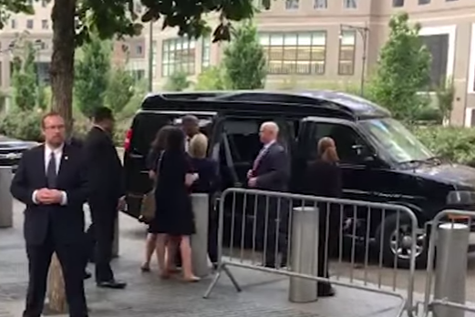 911 ceremony Hillary collapse