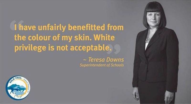 white privilege poster