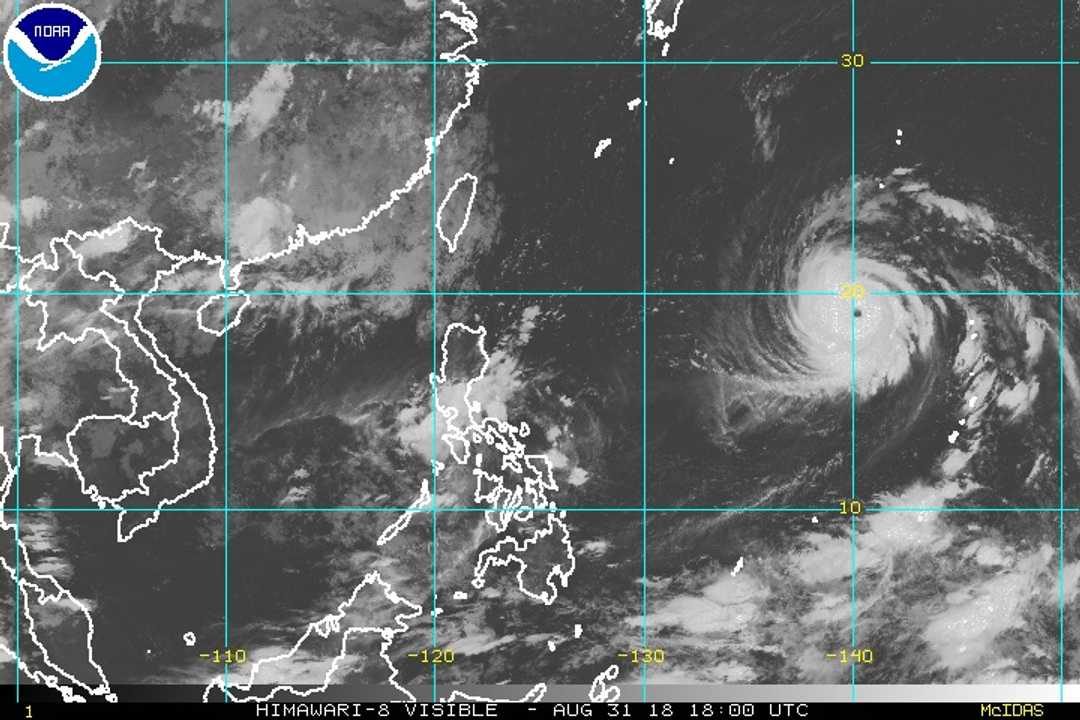 Click to enlarge Super Typhoon Jebi
