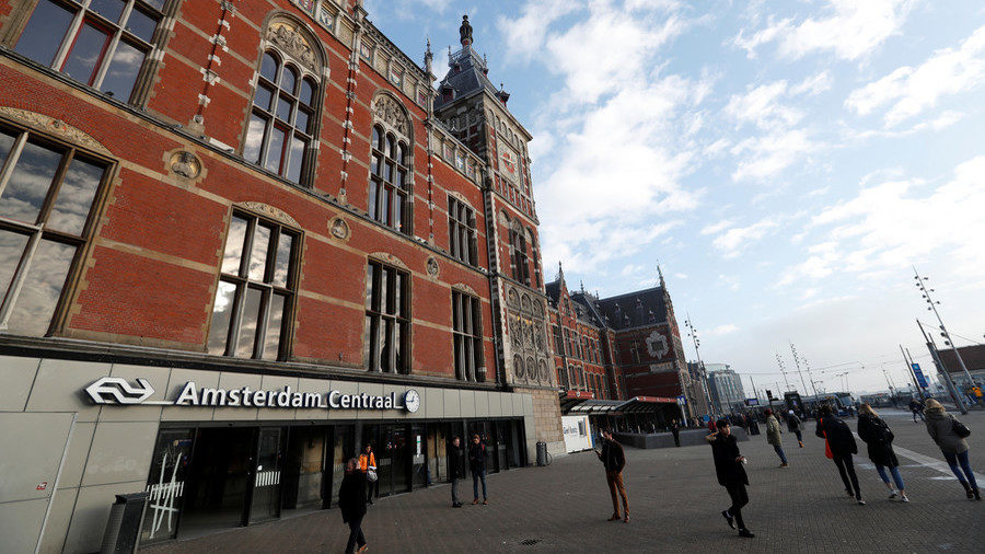 Central station in Amsterdam