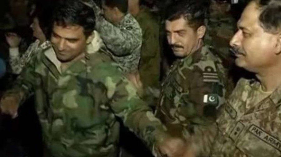 Army troops