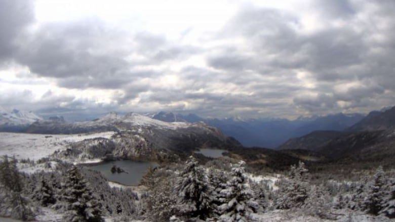 It's only late August, but it's starting to look a lot like winter at Sunshine Village, Alberta