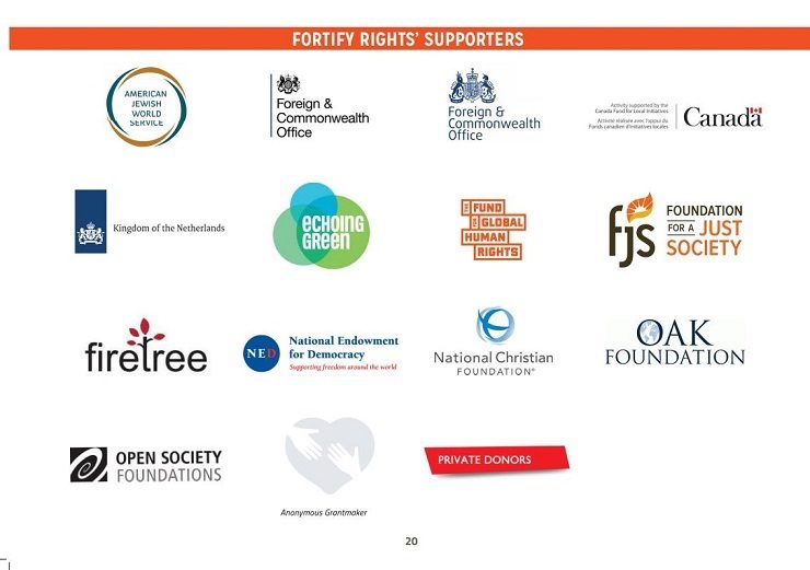 Fortify Rights'Sponsors
