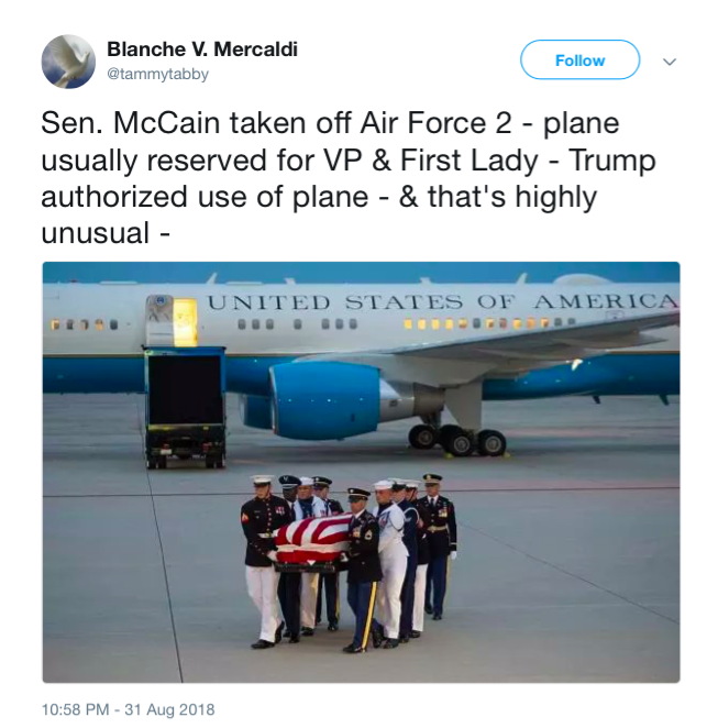 Click to enlarge McCain plane 1