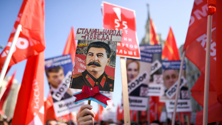 Click to enlarge Communist Party rally Moscow September 2018