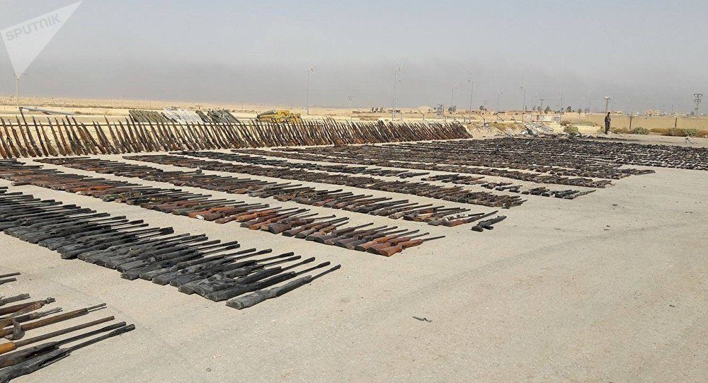 Rebel weapons Syria terrorist ISIS Daesh