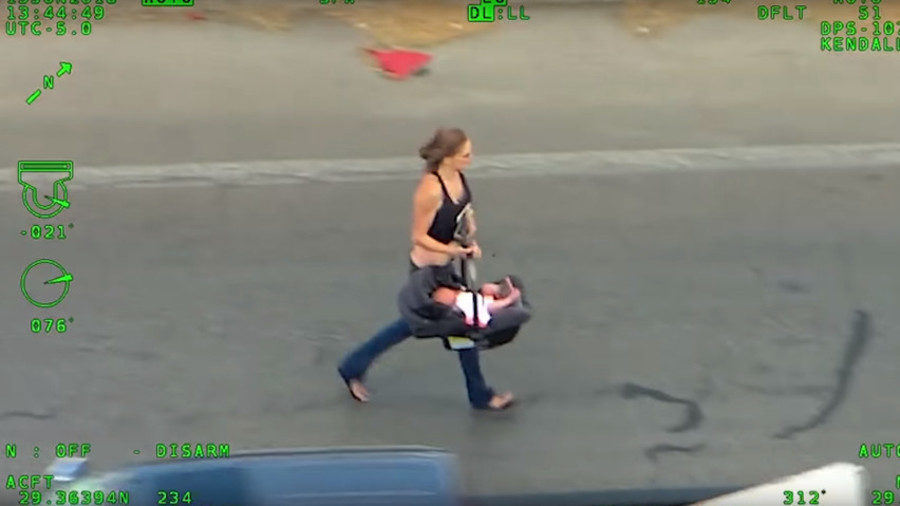 Woman with baby