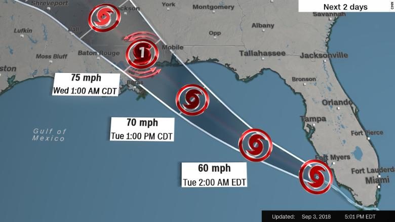 Click to enlarge Tropical storm Gordon