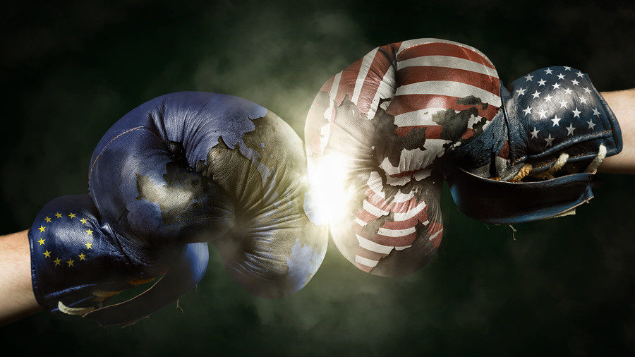 EU US punch fight war