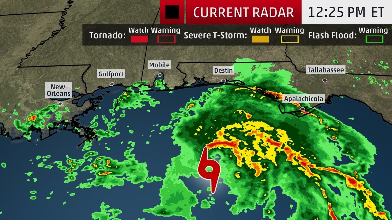 tornado warnings gordon hurricane