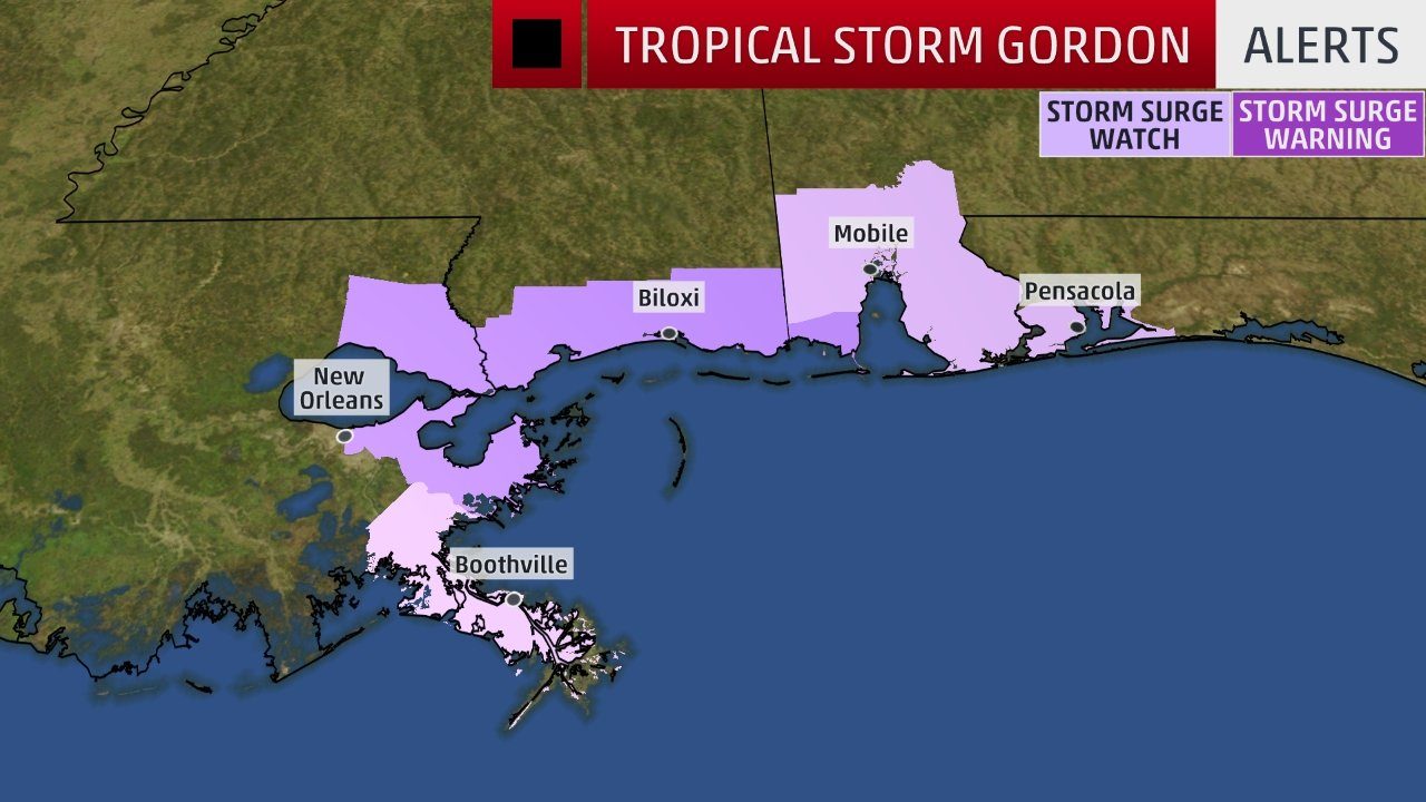 storm surge gordon
