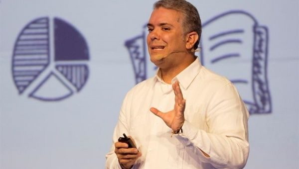 Click to enlarge Comibian President Ivan Duque on Palestine