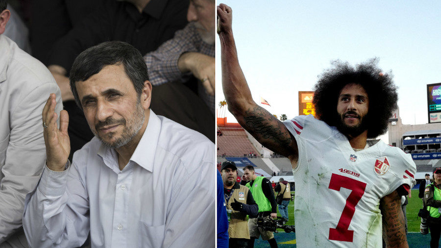 Ahmadinejad backs Colin Kaepernick