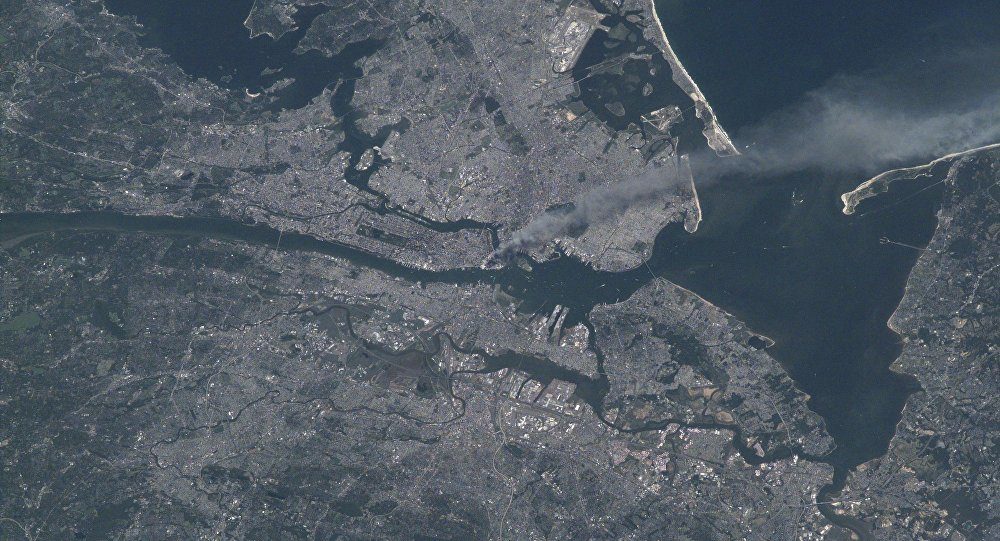 9/11 sateillite image
