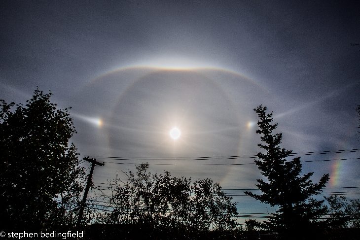 sun halo yellowknife
