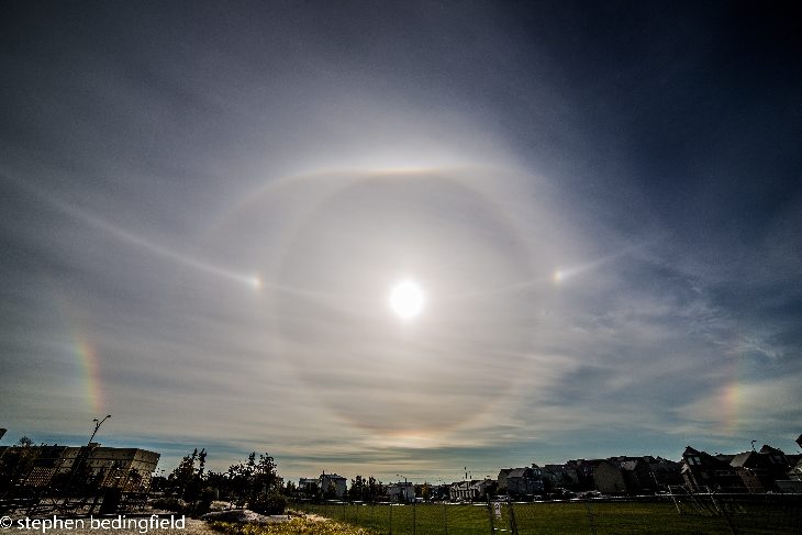 Click to enlarge sun halo yellowknife september 2018