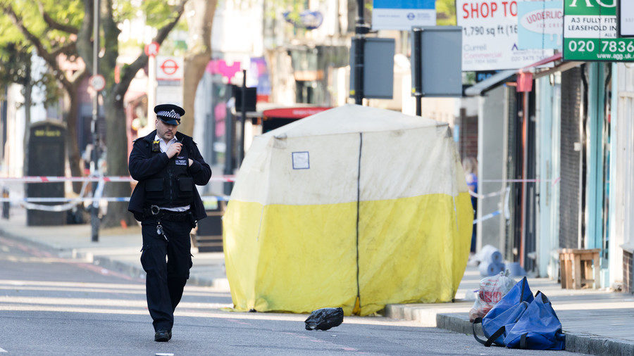 london crime scene