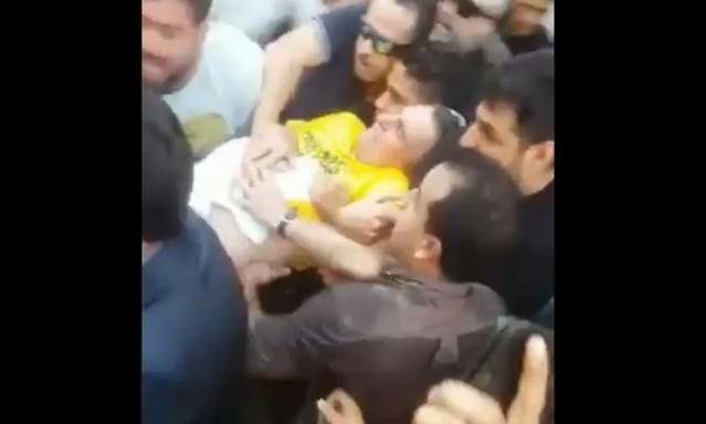 Jair Bolsonaro being carried after knife attack