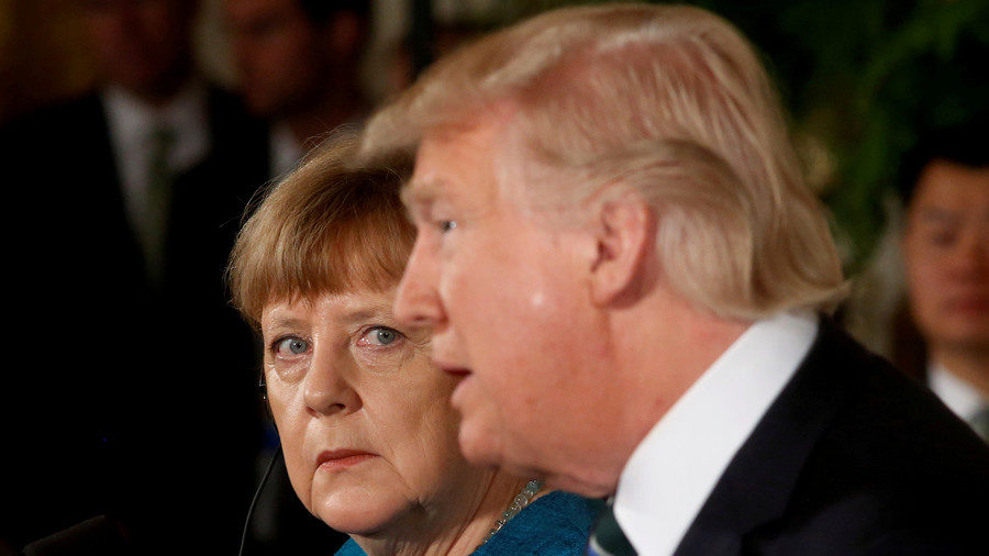 Trump Merkel
