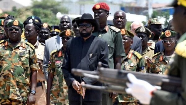 South Sudan soldiers
