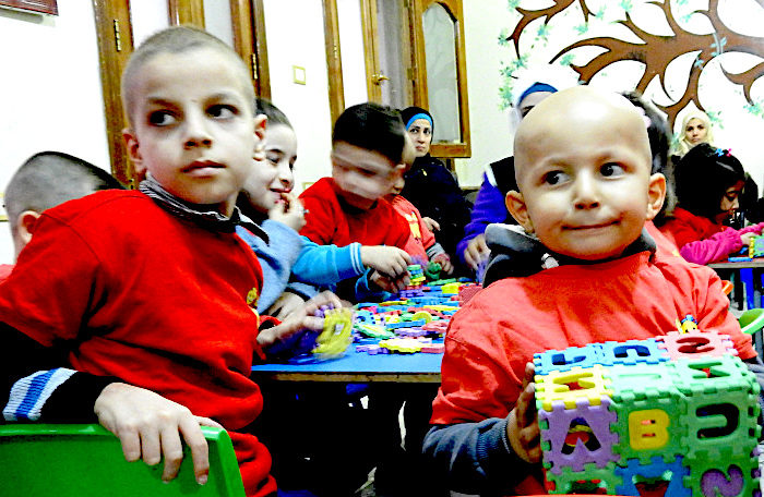 Syrian cancer kids