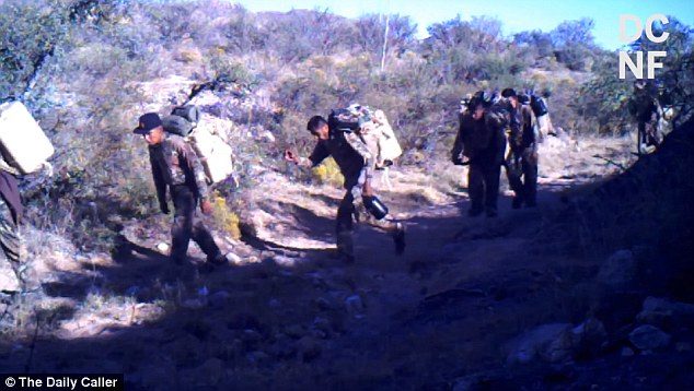 Click to enlarge Arizona border drug smuggling migrants