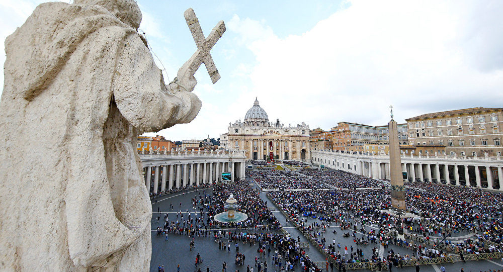 Click to enlarge st peters square vatican