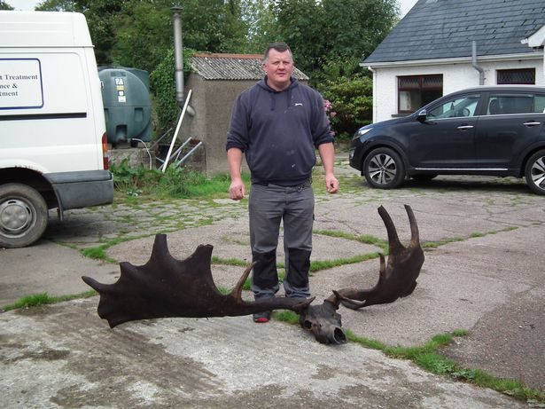 elk skull fisherman