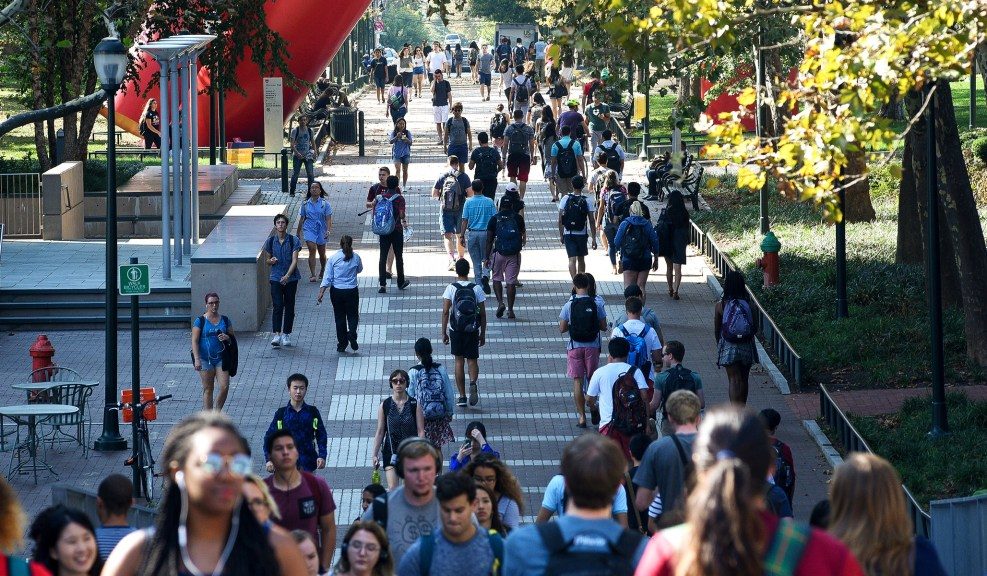 Click to enlarge college campus