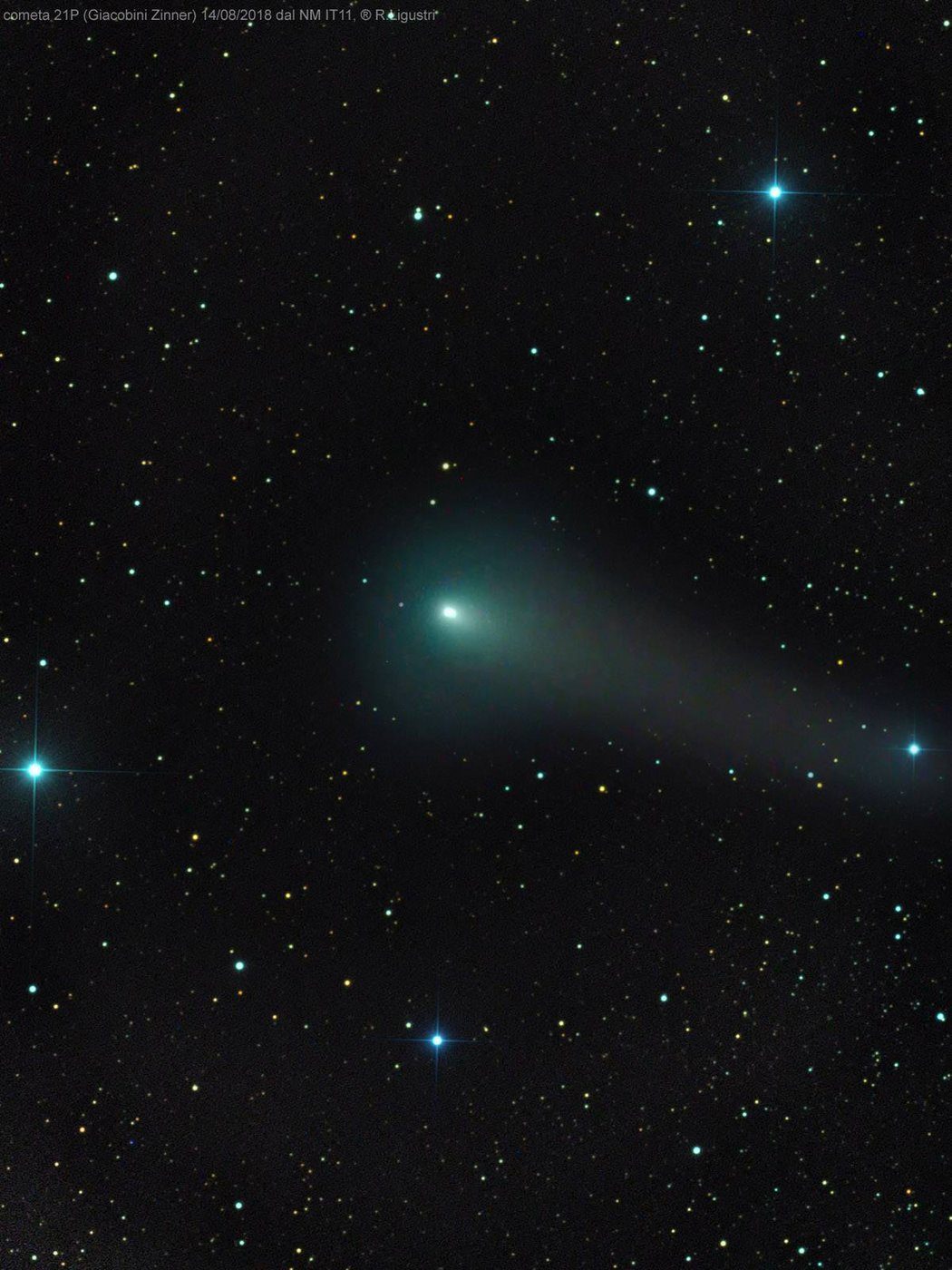 Click to enlarge Comet 21P/Giacobini-Zinner