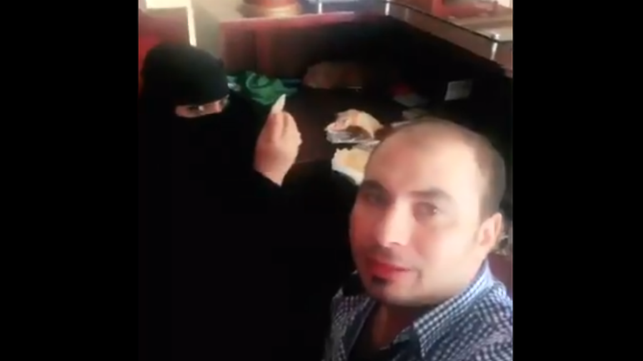 Breakfast with Egyptian man