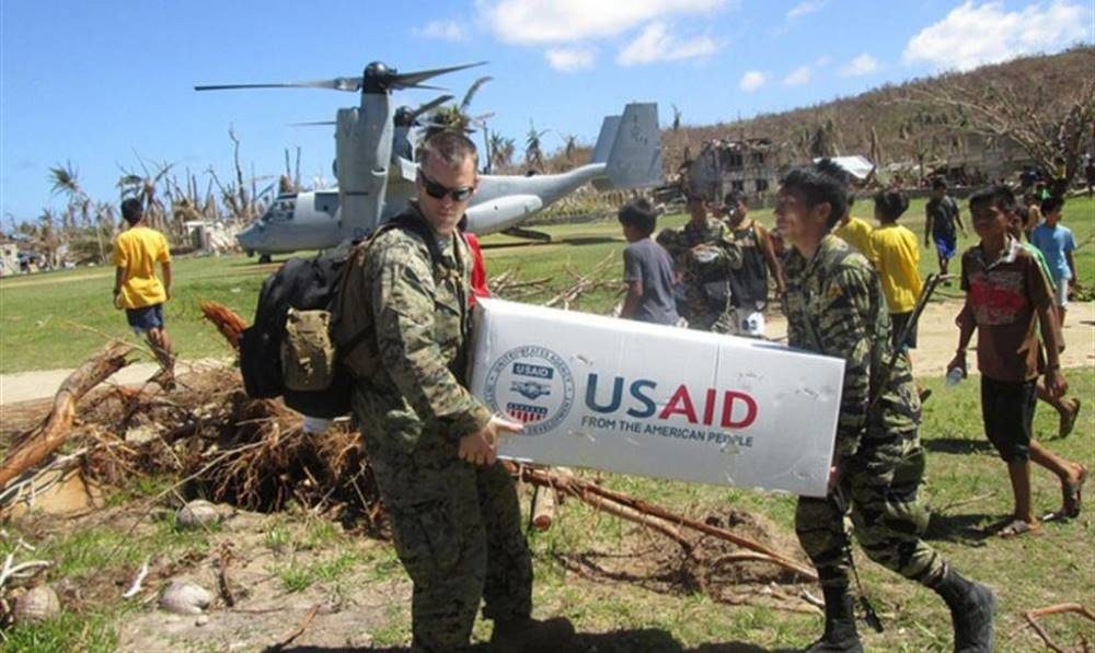 US aid relief organization
