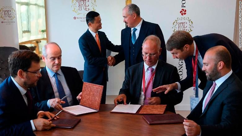 Click to enlarge Alibaba joint venture Mail.ru