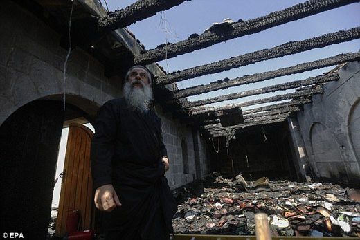 Ancient Christian church in Israel set ablaze in suspected arson attack, Jewish extremists blamed