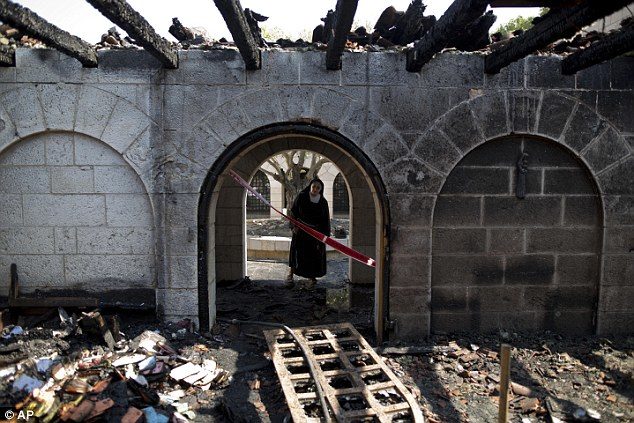 Gaillilee christian church arson
