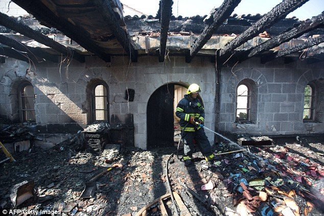 Gallilee Christian church arson attack