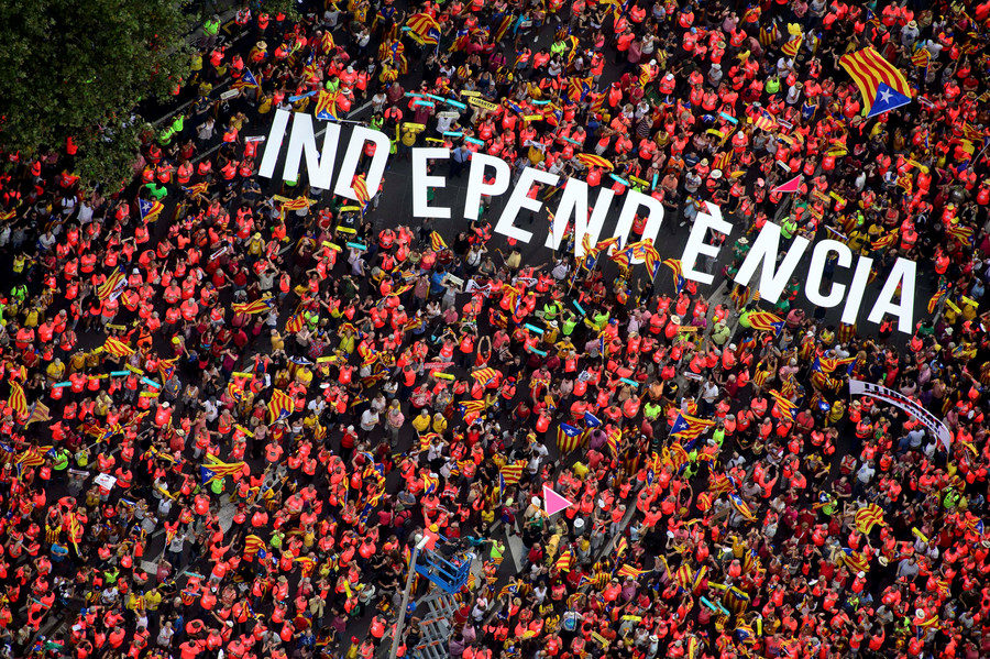 Click to enlarge catalonia protest